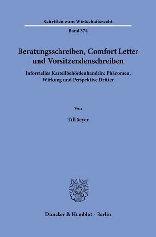 Beratungsschreiben, Comfort Letter und Vorsitzendenschreiben
