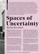 Spaces of Uncertainty - Berlin revisited - 