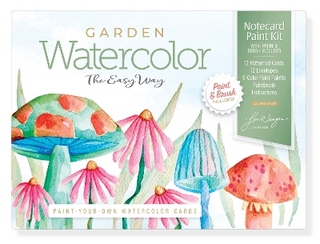 Watercolor the Easy Way Paint-Your-Own Watercolor Cards Garden