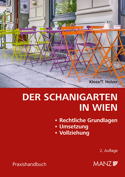 Der Schanigarten in Wien - Dietmar Klose, Thorsten Holzer