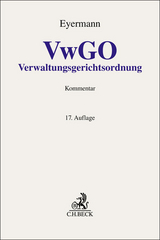Verwaltungsgerichtsordnung. VwGO - Eyermann, Erich