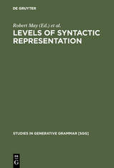 Levels of Syntactic Representation - 
