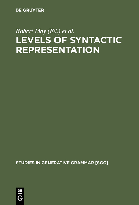 Levels of Syntactic Representation - 