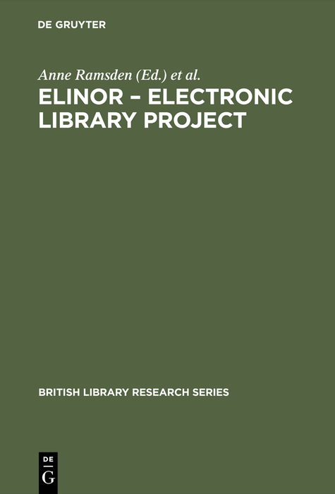 ELINOR &ndash; Electronic Library Project - 