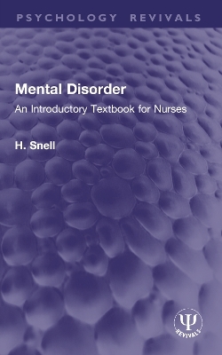 Mental Disorder - H. Snell