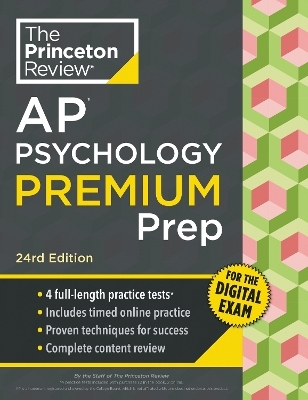 Princeton Review AP Psychology Premium Prep, 24th Edition -  The Princeton Review