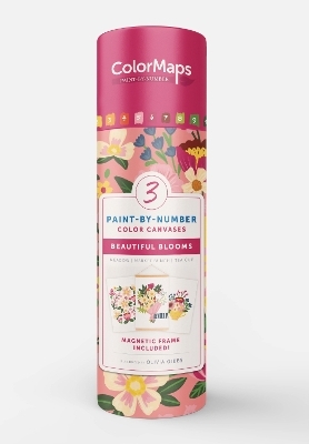 ColorMaps Paint-by-Number Beautiful Blooms - Olivia Gibbs