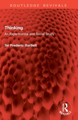Thinking - Frederic Bartlett