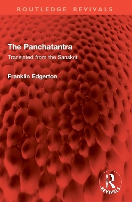 The Panchatantra - Franklin Edgerton