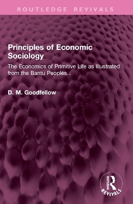 Principles of Economic Sociology