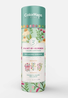 ColorMaps Paint-by-Number Relaxing Garden