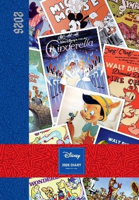 DISNEY VINTAGE POSTERS 2026 A5 DIARY