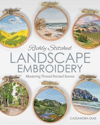 Richly Stitched Landscape Embroidery - Cassandra Dias