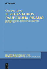 Il &laquo;Thesaurus pauperum&raquo; pisano -  Giuseppe Zarra