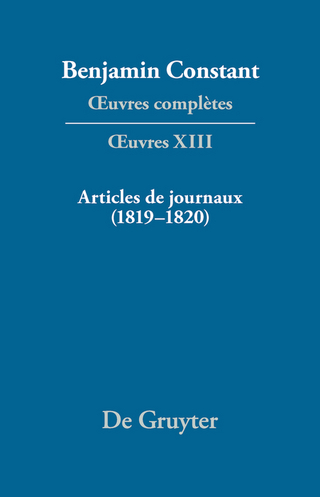 Articles de journaux (1819–1820)