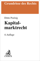 Kapitalmarktrecht - Poelzig, Dörte