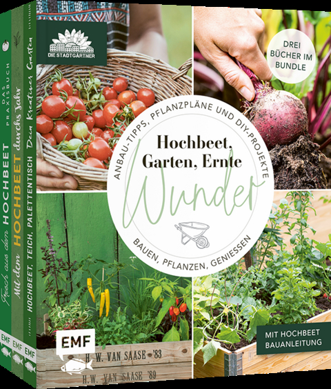 Garten, Hochbeet, Ernte-Wunder – Drei Bücher im Bundle -  Die Stadtgärtner