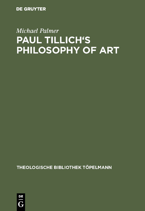 Paul Tillich's Philosophy of Art - Michael Palmer