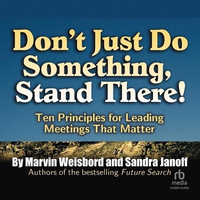 Don't Just Do Something, Stand There! - Marvin Weisbord, Sandra Janoff