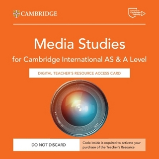 Cambridge International AS & A Level Media Studies Digital Teacher's Resource Access Card