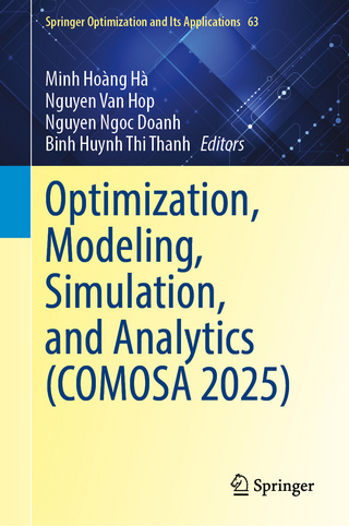 Optimization, Modeling, Simulation, and Analytics (COMOSA 2025)