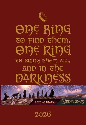 THE LORD OF THE RINGS 2026 A5 DIARY