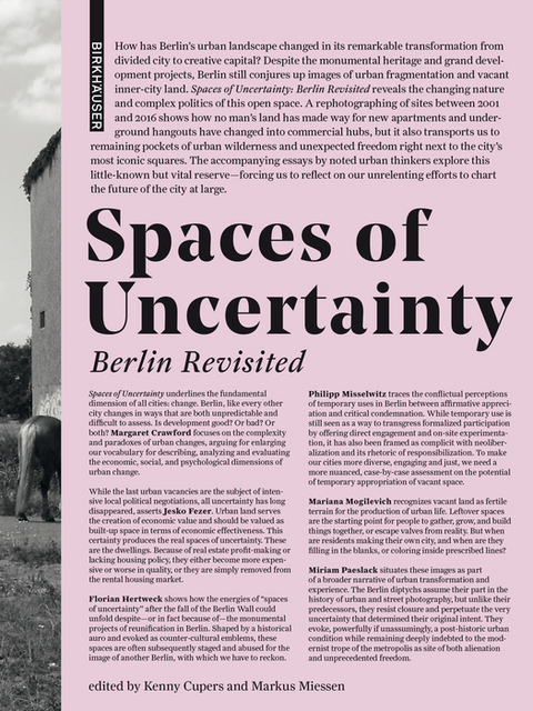 Spaces of Uncertainty - Berlin revisited - 