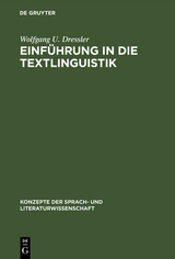 Einführung in die Textlinguistik - Wolfgang U. Dressler