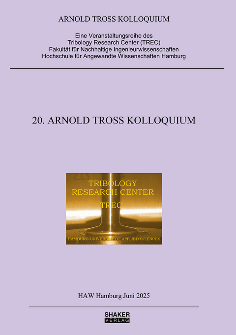 20. Arnold Tross Kolloquium - 