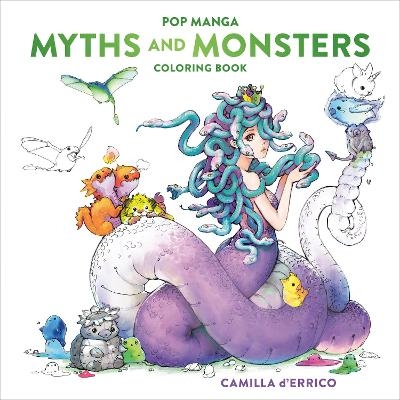 Pop Manga Myths and Monsters Coloring Book - Camilla D'Errico