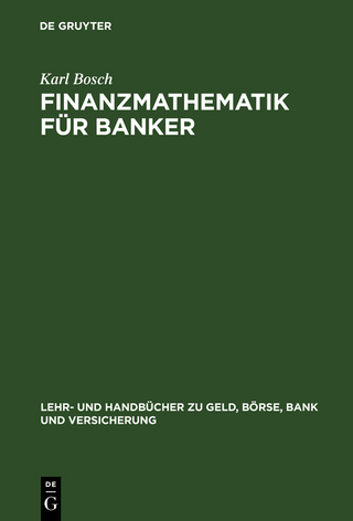 Finanzmathematik für Banker