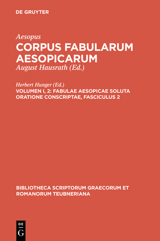 Fabulae Aesopicae soluta oratione conscriptae