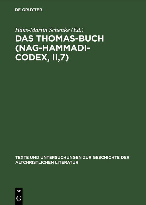Das Thomas-Buch (Nag-Hammadi-Codex, II,7) - 