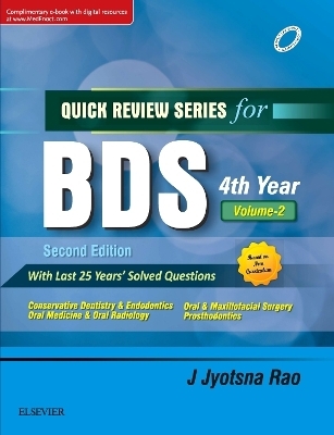 QRS for BDS IV Year, Vol 2 - Jyotsna Rao