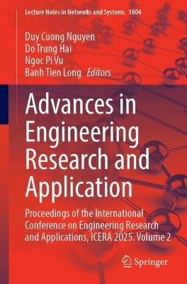 Advances in Engineering Research and Application - 