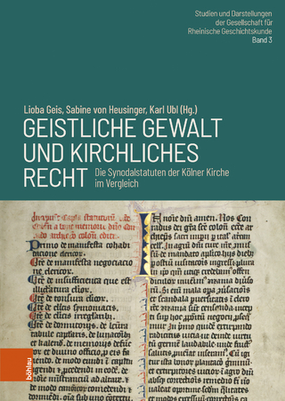 Geistliche Gewalt und kirchliches Recht