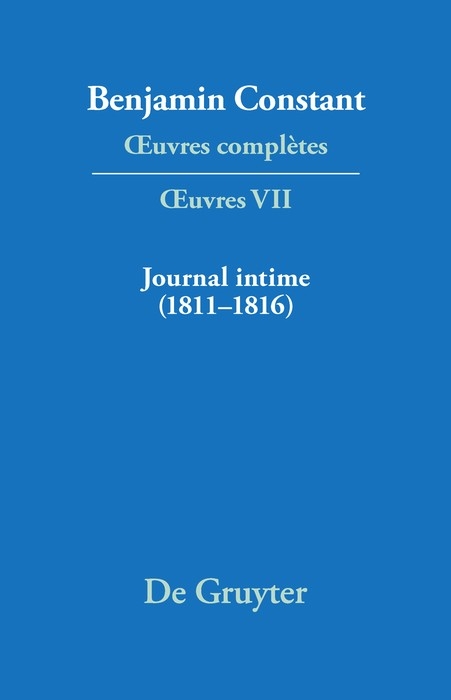 Journal intime (1811&ndash;1816). Carnet. Livres de d&eacute;penses - 