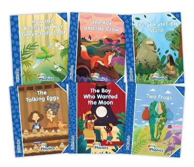 Jolly Phonics Folktales Blue Readers (Level 4) Complete Set (1-6) - Louise Van-Pottelsberghe