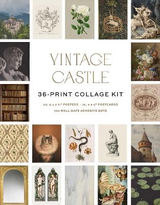 Vintage Castle Wall Collage Kit - 