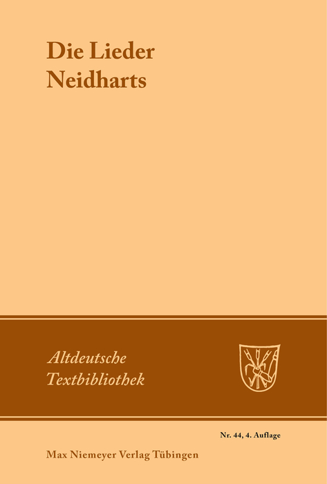 Die Lieder Neidharts -  Neidhart Von Reuental