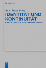 Identit&auml;t und Kontinuit&auml;t -  Anna Maria Bortz