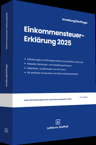 Einkommensteuer-Erklärung 2025