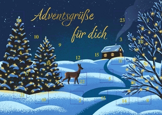 Mini-Adventskalender mit Umschlag Winterzauber – WWS