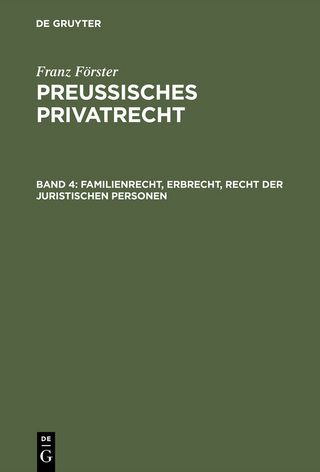 Familienrecht, Erbrecht, Recht der juristischen Personen