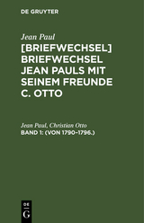 (Von 1790&ndash;1796.) - Jean Paul, Christian Otto