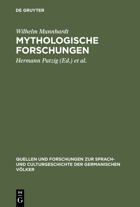Mythologische Forschungen - Wilhelm Mannhardt