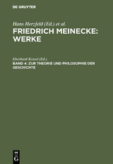 Zur Theorie und Philosophie der Geschichte - 