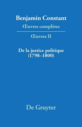 De la Justice politique (1798–1800), d'aprés l'«Enquiry Concerning Political Justice» de William Godwin