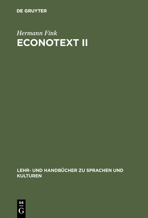 Econotext II - Hermann Fink