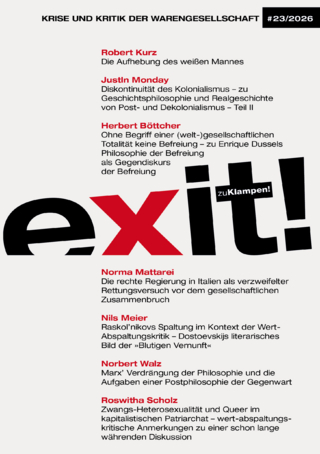 exit! Krise und Kritik der Warengesellschaft #23/2026